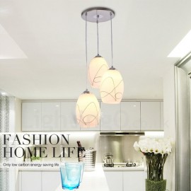 3 Light Modern/Contemporary LED Integrated Living Room,Dining Room,Bed Room Metal Pendant Lights