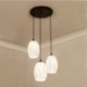 3 Light Rustic/Lodge LED Integrated Living Room,Dining Room,Bed Room Metal Pendant Lights