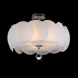 3 Light Glass Chandelier/ Modern Pendant Light/ Dinning Room, Living Room, Family Room, Bedroom