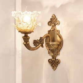 Single Light Traditional/Classic LED Integrated Living Room,Dining Room,Bed Room Metal Luxury Indoor Wall Sconces