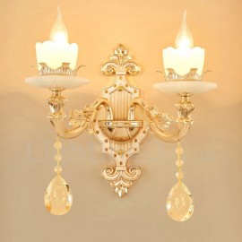 2 Light Traditional/Classic LED Integrated Living Room,Dining Room,Bed Room Metal Indoor Wall Sconces