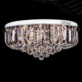 Flush Mount Crystal Traditional/Classic Living Room/Bedroom/Kids Room/Entry/Hallway Metal