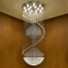 Modern LED Crystal Ceiling Pendant Light Indoor Chandeliers Home Hanging Lighting Lamps Fixtures with 5W LED WARM WHITE Bulbs