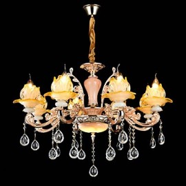 Modern/Contemporary Traditional/Classic Zinc Alloy Feature for Crystal Mini Style MetalLiving Room Dining Room Study Pendant Light