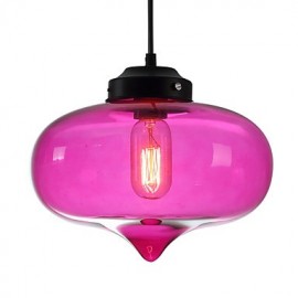 Bubble Design Pendant 1 Light Minimalist Iron Painting