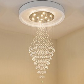 Contemporary LED Crystal Ceiling Pendant Lights Modern Chandeliers Home Hanging LED Lighting Chandelier Lamps Fixtures