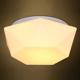 E27 220V 30*20CM Creative White Diamond Glass Dome Light Absorb Led