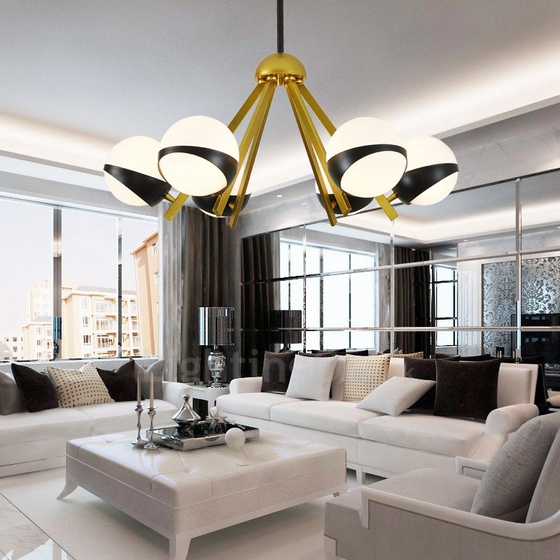 6 Light Modern / Contemporary Nordic style Ceiling Lights ...