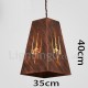 1 Light Retro / Vintage Pendant Light for Living Room, Study, Bedroom, Kitchen, Dining Room, Bar, Cafe, Coffee House Pendant Lam