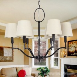 6 Light Modern / Contemporary Living Room Dining Room Bedroom Candle Style Chandelier