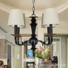 4 Light Dining Room Living Room Bedroom Retro Candle Style Chandelier