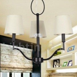 3 Light Modern / Contemporary Living Room Dining Room Bedroom Candle Style Chandelier