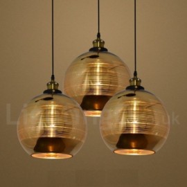 European Glass Pendant Light Bar Cafe Living Room Dining Room Pendant Lamp