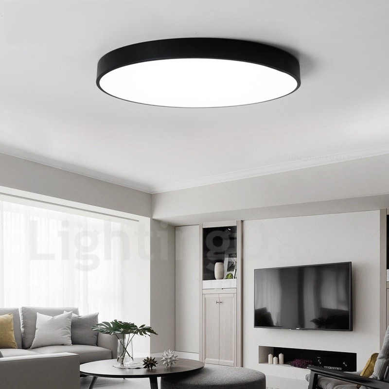 Ultra Thin Dimmable Led Modern Contemporary Nordic Style Flush