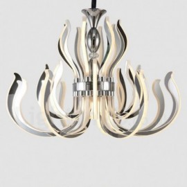 Modern / Contemporary 24 Light Acrylic Chandelier with Acrylic Shade for Living Room, Bedroom, Hotel, Dinning Room,