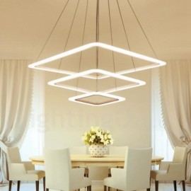 Modern / Contemporary 3 Light Aluminum Alloy Pendant Light with Acrylic Shade for Living Room, Dinning Room, Bedroom, Hotel