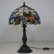 Bird Rose Flower Pattern 12 inch Handmade Stained Glass Table Lamp European Retro Living Room Bedroom Study Room 1 Lamp