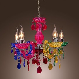 Max 40W Traditional/Classic Crystal Chrome Acrylic Chandeliers Living Room / Bedroom / Dining Room