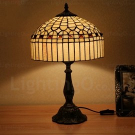 Lamp Shade Exquisite 12 inch Handmade Stained Glass Table Lamp Living Room Bedroom Study Room