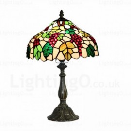 Grape Lamp Shade Luxury 12 inch Handmade Stained Glass Desk Lamp Living Room Bedroom Study Room