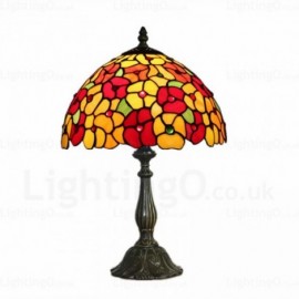 Sunflower Lamp Shade 12 inch Handmade Stained Glass Desk Lamp Living Room Bedroom Study Room