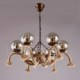 6 Light Vintage/Retro Pendant Lights with Glass Shade for Hallway, Living Room, Dining Room, Storeroom, Corridor, Bedroom, Balcony, Hotel