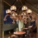 6 Light Vintage/Retro Pendant Lights with Glass Shade for Hallway, Living Room, Dining Room, Storeroom, Corridor, Bedroom, Balcony, Hotel