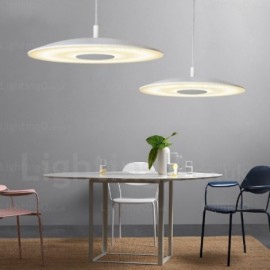 1 Light Modern/Contemporary Pendant Lights with Glass Shade for Dining Room, Bar, Cafes, Office