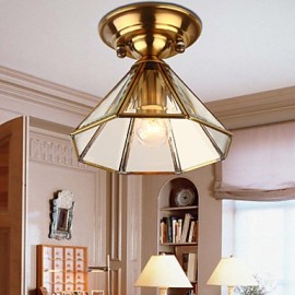 5 Traditional/Classic Mini Style / Bulb Included Brass Metal Flush Mount / Spot Lights Hallway
