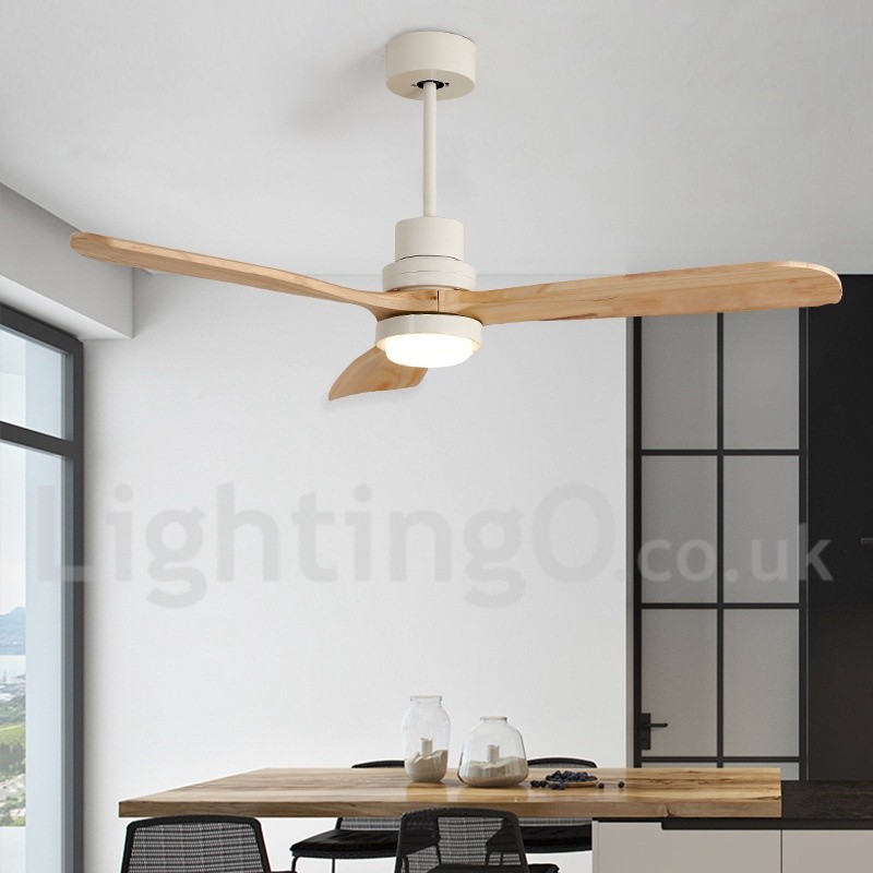 36 42 52 Nordic Modern Contemporary, Contemporary Ceiling Fan With Light Uk