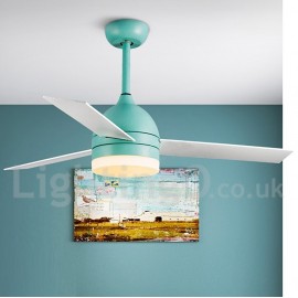 42" 48" Nordic Vintage Modern Contemporary Ceiling Fan