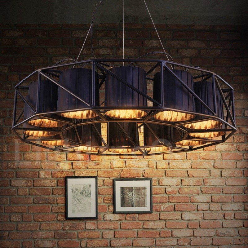 industrial style lighting for dining room