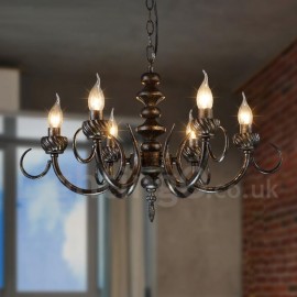 Industrial Style Steel Lighting Living Room, Study, Dining Room, Clothing Store, Coffee Store, Hotel Pendant Chandelier Light