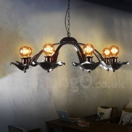 Industrial Style Steel Lighting Living Room, Study, Dining Room, Clothing Store, Coffee Store, Hotel Pendant Chandelier Light