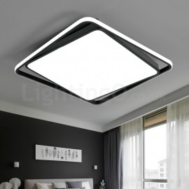 Modern Exquisite Black White Square Ceiling lamp Living Room Bedroom Study Room