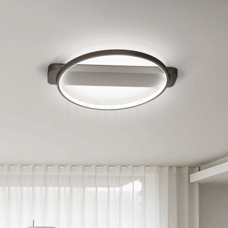 Nordic Round Led Flush Mount Ceiling, Round Ceiling Lights For Living Room