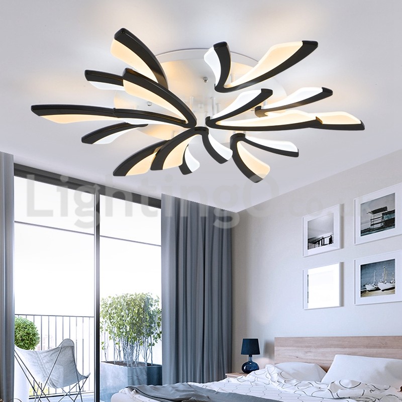 Newest 9 Lights Affordable Modern Flush Mount Ceiling Lights