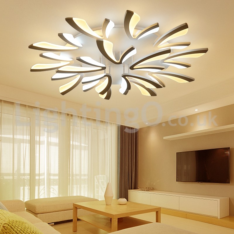 Personality 15 Lights Elegant Modern Flush Mount Ceiling ...