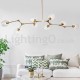 Nordic Modern Magic Bean Glass Chandelier Molecular Chandelier Living room Dining Hall Aisle Clothing Store Study Bedroom Showro