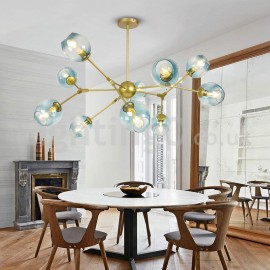 Nordic Postmodern Molecular Magic Bean Chandelier Living Room Dining Room Bedroom Study Cafe Bar