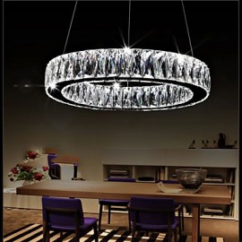 Crystal LED Chandelier Lights Lighting Modern Single Rings D50CM K9 Large Crystal Indoor Ceiling Light Fixtures