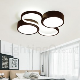 Dimmable LED Modern /Comtemporary Alumilium Ceiling Light Flush Mount Lamp for Living Room Bed Room - Also Can Be Used As Wall L