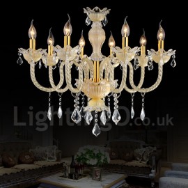 Crystal Luxurious Modern/Contemporary Pendant Candle Chandelier Special for Hotel, Office, Showroom, Living Room, Dinning Room
