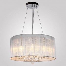 MAX:60W Traditional/Classic Crystal Chrome Metal Chandeliers Living Room / Bedroom / Dining Room / Study Room/Office / Entry / Hallway