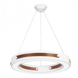 Multi Wood Colours Ring Modern / Contemporary Pendant Lights with Acrylic Shade for Living Room, Dining Room, Storeroom, Bedroom