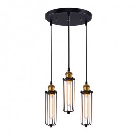 E27 8*30CM Line Country Industrial Style Creative Gladiator Restoring Ancient Ways Single Head Droplight Pendant Light