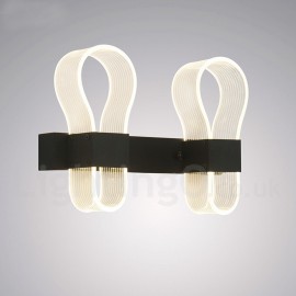 2 Light Nordic Post Modern Wall Light with Acrylic Shades for Bedroom Corridor Aisle