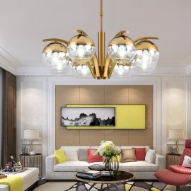 Nordic New Fashion Gold/Silver Chandeliers Living Room Dining Room Villa