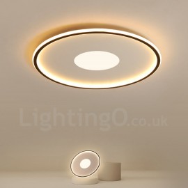 Ultra-Thin Dimmable LED Modern / Contemporary Nordic Style Flush Mount Ceiling Lights with Remote Control - Also Can Be Used As 