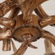 12 (8+4) Light 2 Tiers Rustic Artistic Retro Antler Antique Chandelier for Living Room, Dining Room, Bedroom, Shop, Cafes, Bar